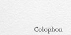 first cell in image of the Colophon Page